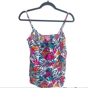 Isaac Mizrahi tropical sleepwear with tassel small